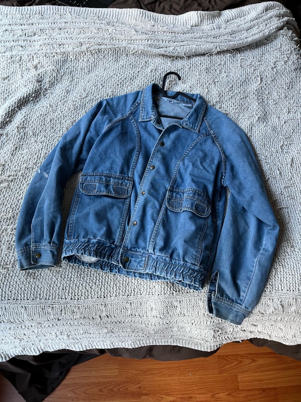 denim oversized jacket